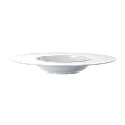 ASSIETTE À PÂTES 24CM 24CL GALAXY EN PORCELAINE BLANCHE