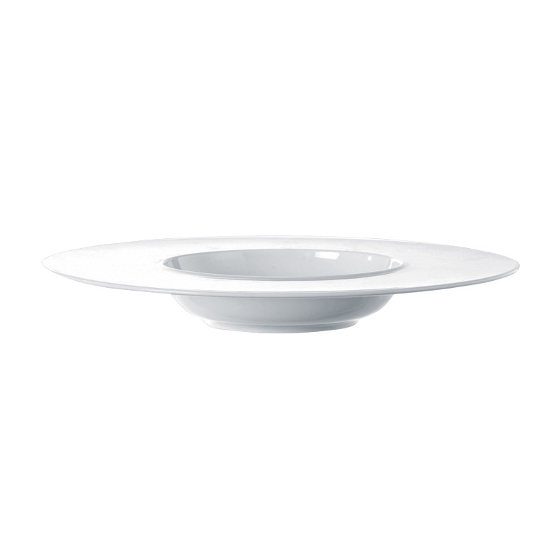 ASSIETTE À PATES 24CM PORCELAINE GALAXY BLANCHE
