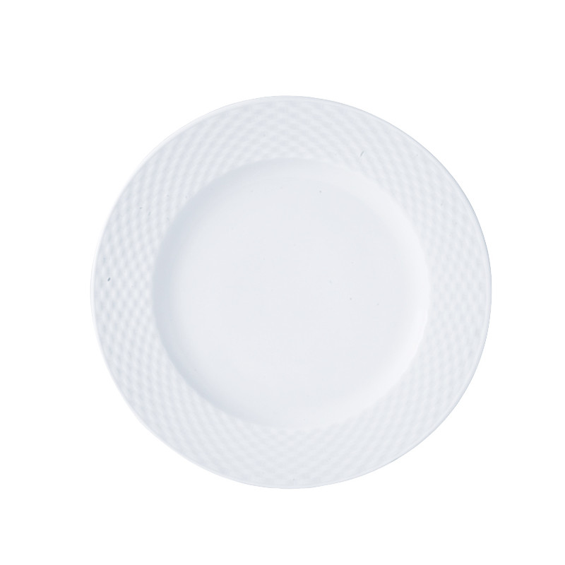 ASSIETTE PLATE POLO 27.5CM PORCELAINE BLANC