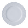 ASSIETTE PLATE POLO 25.5CM EN PORCELAINE BLANC