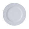 ASSIETTE PLATE POLO 20CM EN PORCELAINE BLANC