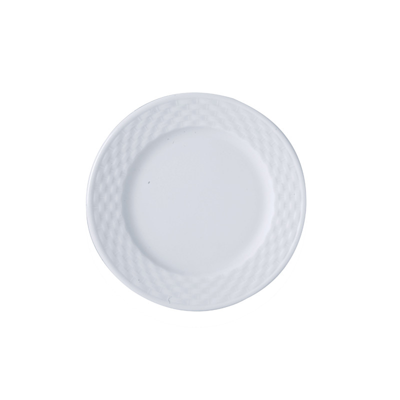 ASSIETTE PLATE POLO 16CM EN PORCELAINE BLANC