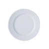 ASSIETTE PLATE POLO 16CM EN PORCELAINE BLANC