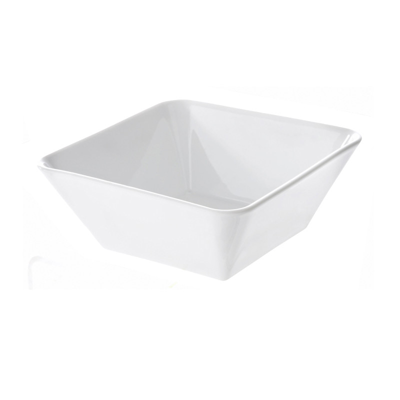 COUPELLE CARRÉE 12CM EN GRÈS BLANC