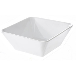 COUPELLE CARRÉE 14CM EN GRÈS BLANC