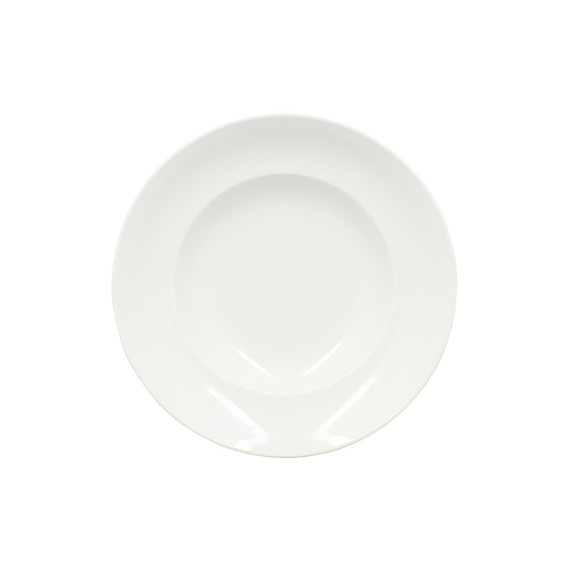 ASSIETTE À PÂTES 27CM 1500 ML EN PORCELAINE BLANCHE