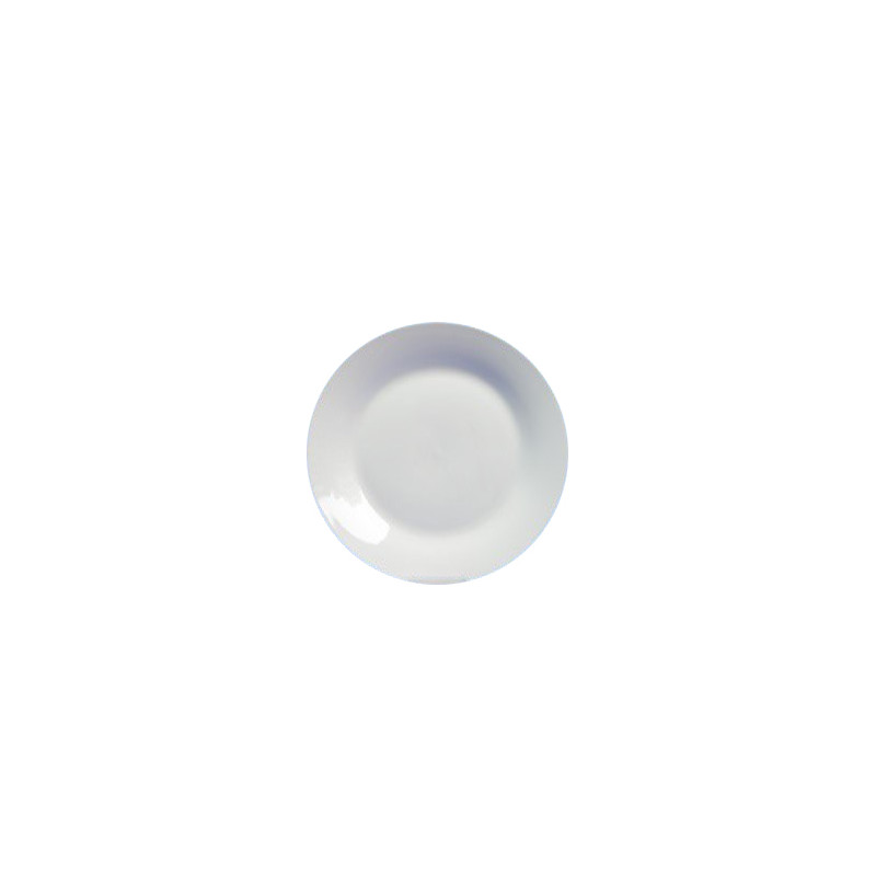 ASSIETTE PLATE WHITE 24CM EN PORCELAINE BLANCHE