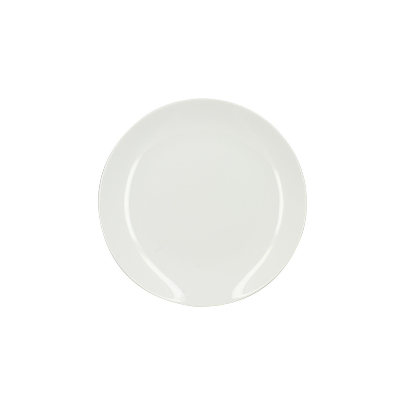 ASSIETTE PLATE METROPOLITAN 27CM EN PORCELAINE BLANCHE