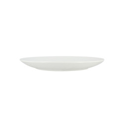 ASSIETTE PLATE METROPOLITAN 27CM EN PORCELAINE BLANCHE