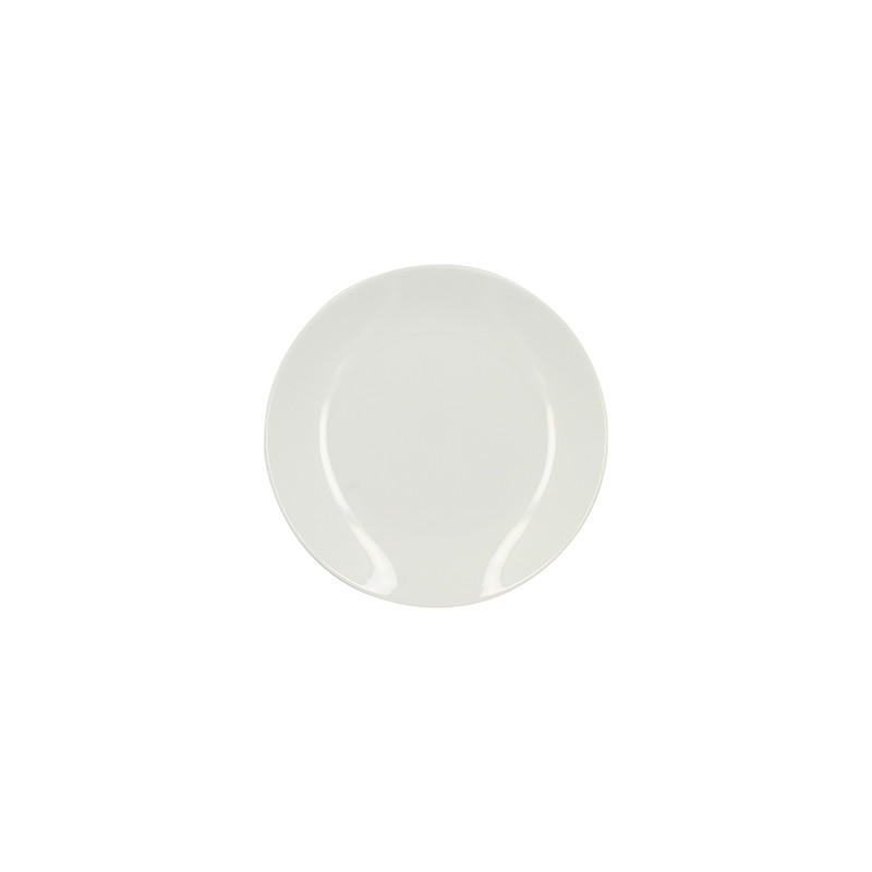 ASSIETTE PLATE METROPOLITAN 21CM EN PORCELAINE BLANCHE