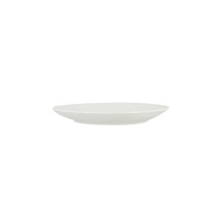 ASSIETTE PLATE METROPOLITAN 21CM EN PORCELAINE BLANCHE