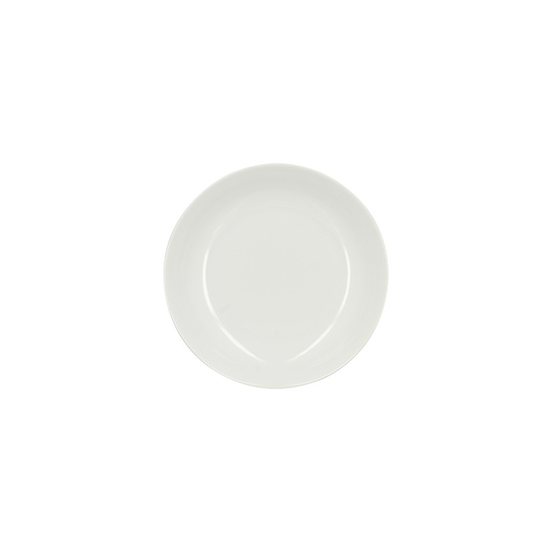 ASSIETTE CREUSE METROPOLITAN 21CM EN PORCELAINE BLANCHE