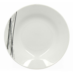 ASSIETTE CREUSE CARBONE...