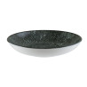 ASSIETTE CREUSE BLOOM COSMOS NOIR 23CM EN PORCELAINE