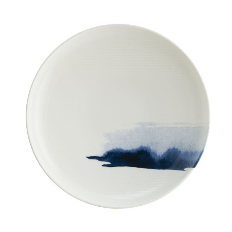 ASSIETTE CREUSE BLUE WAVE HYGGE 28CM EN PORCELAINE