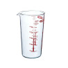 VERRE MESUREUR 0.5L EN VERRE