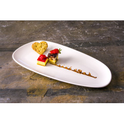 ASSIETTE RECTANGULAIRE VAGO 36CM PORCELAINE